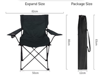 Ensemble de meubles d'extérieur en plastique durable Tiptop avec structure en fer, table de pique-nique pliable écologique, chaise de plage facile à transporter