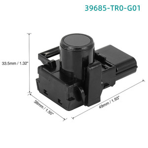 Capteur de radar de recul Honda Civic 2012-2015 39685-TR0-G01 en plastique 12V, sonde d'aide au stationnement à 4 sons activés - Product Image 3