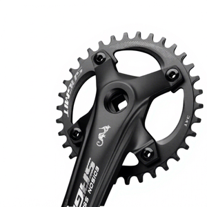 Sagmit Mountain Bike Crankset 34T 170mm Hollow Alloy Integrated <b>Square</b> Hole Single Chainring for 7-12 <b>Speed</b> - Product Image 1