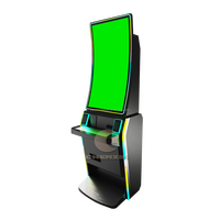 Machines de jeu vidéo tactiles verticales à écran courbe de 43 pouces Arylic Lighting Game Machine Cabinet