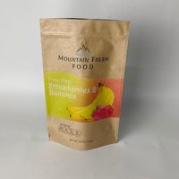 Sachet Doypack Personnalisé en Papier Kraft Biodégradable pour Thé, Chips, Fruits Secs, Noix de Cajou, Snacks – Sacs Ziplock pour Emballage Alimentaire