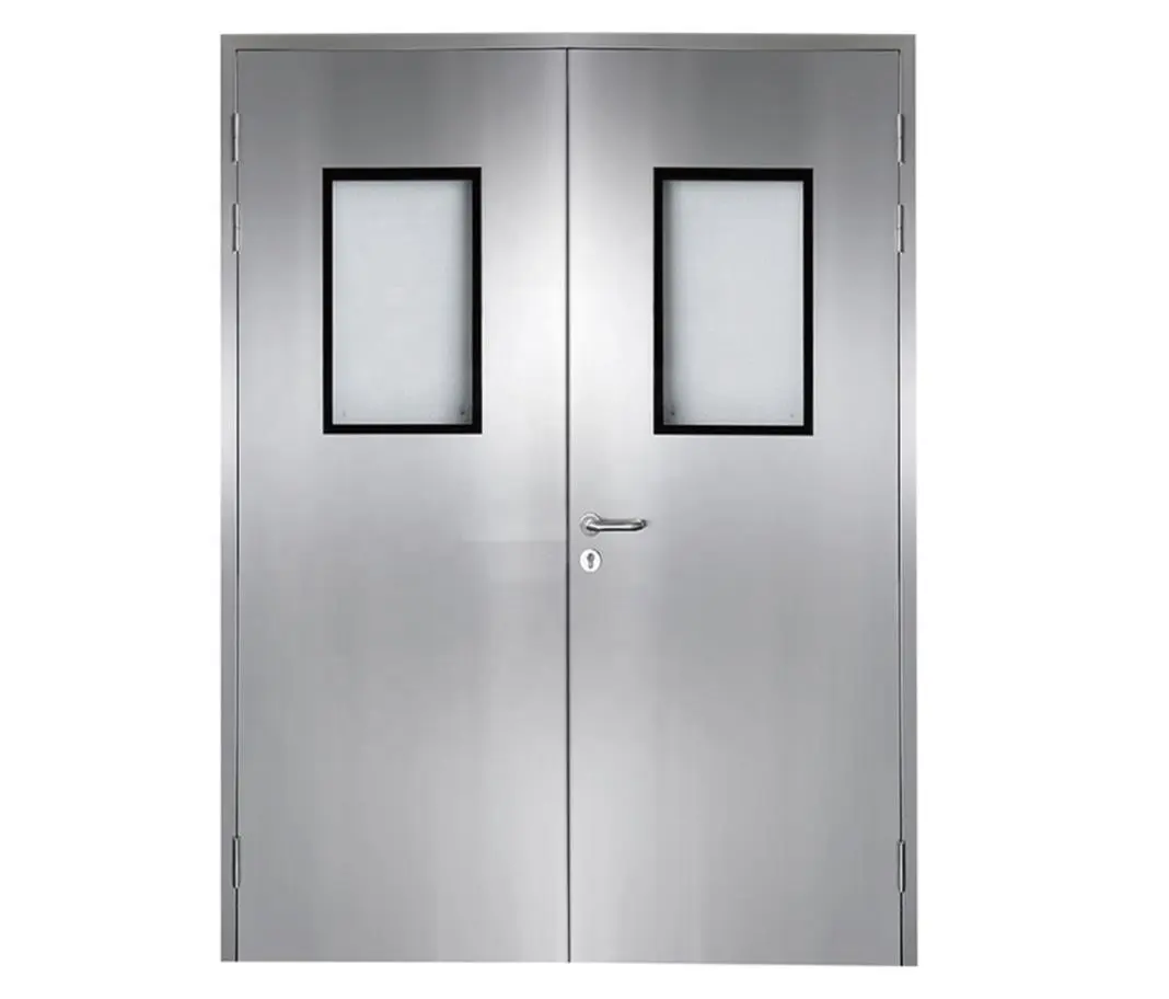 Công Nghiệp GMP Tiêu Chuẩn Thực Phẩm Cấp Y Tế Phòng Thí Nghiệm Modular Phòng Sạch Thép Không Gỉ Swing Door