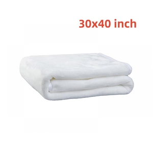 Vente chaude transfert de chaleur Double couche 30x40 pouces petite couverture couverture blanche <span class=keywords><strong>Sublimation</strong></span> thermique couverture pour enfants - Product Image 2
