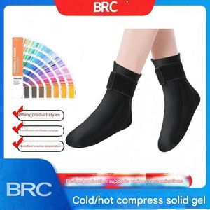 Comfortable Solid Sock <b>Wrap</b> Ice Sleeve Hot Cold Therapy Gel Support for Foot Ankle Care Custom - Product Image 2