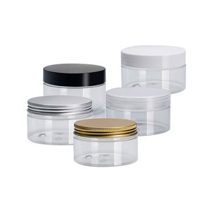 Kho 300ml 350ml 400ml 450ml 500ml phân hủy sinh học Mỹ phẩm thực phẩm container rõ ràng <span class=keywords><strong>Jar</strong></span> nhựa với nắp nhôm - Product Image 5