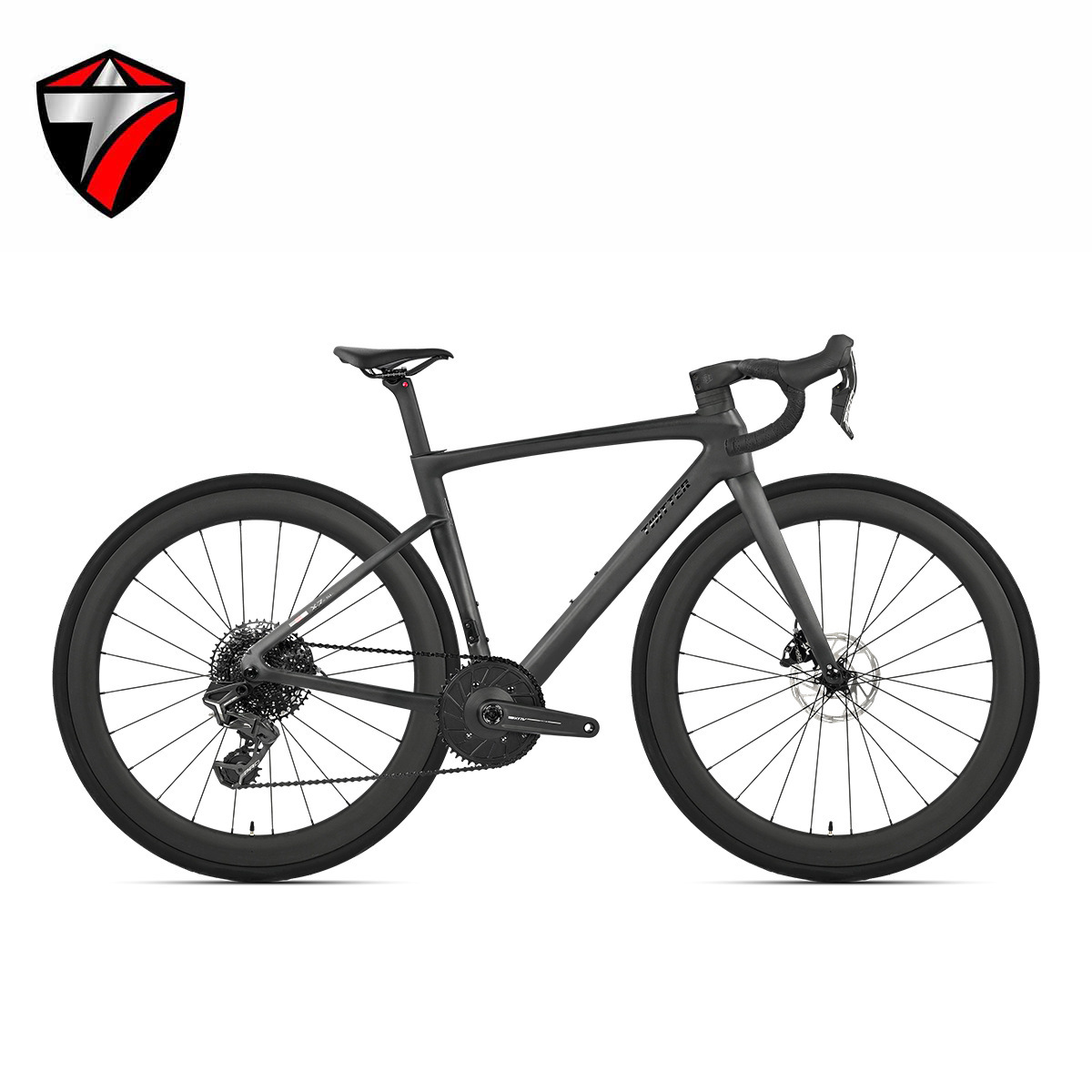 Noir mat - Dérailleur électronique 14 vitesses