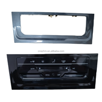 Touchez le panneau de commande de climatisation, interrupteur de commande de climatisation à cristaux liquides avec cadre noir pour Golf 7/7.5 Mk7