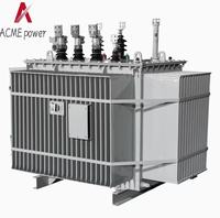 Transformateur de distribution à faible perte 750 kVA, transformateur abaisseur de puissance, alimentation en boucle ONAN ONAF, homologué UL pour station de recharge de véhicules électriques