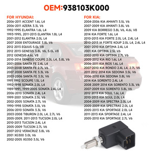 Brake Light Switch 938103K000 For Kia Rio 2005-2012 1.6L L4 <b>Plug</b> And Play <b>Replacement</b> Part - Product Image 5