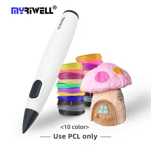 Fabriek Groothandel Creatieve Lage Temperatuur Pcl Filament 3d Printing Pen Set Kit Voor Meisjes Jongens Tieners Volwassen Pcl Pennen