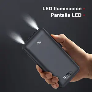 Power Bank Portatile 10000mAh con 4 Cavi Micro USB V8 IP Type-C Tempo di Ricarica 1 Ora Display Digitale Batteria agli Ioni di Litio Tascabile - Product Image 4