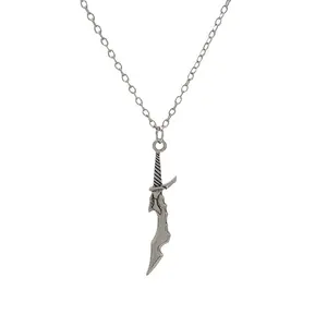 Vente en gros de collier pour hommes en solo à la mode collier à pendentif en alliage Anime collier à chaîne chandail