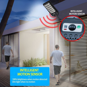 Nuevo diseño de <span class=keywords><strong>luces</strong></span> solares con sensor de movimiento para exteriores - Product Image 4