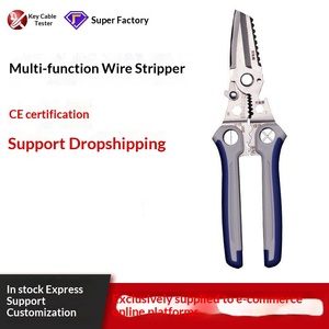 Industrial Grade Multi-Functional Stainless Steel Wire Stripper Electrical Special Wire Crimper <b>Thin</b> Copper Aluminum Strip <b>Sheet</b> - Product Image 1