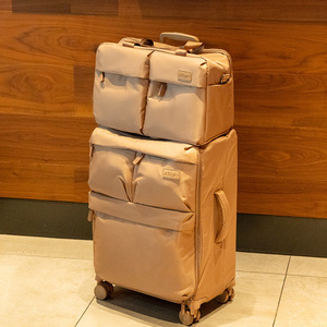 Valigia Trolley Ultra Leggera con Ruote Girevoli 20 Pollici Bagaglio a Mano Impermeabile Set di Borse da Viaggio in Tessuto - Product Image 2