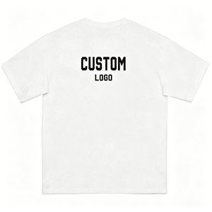 Camiseta de algodón grueso de 300 gramos para hombre, estilo urbano, oversize, ropa de moda. - Product Image 3