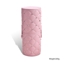 DailyQueen - Trousse de maquillage portable et réutilisable en PU, or rose, noir et argent, pour usage professionnel, personnalisable avec votre marque et votre logo, vente chaude