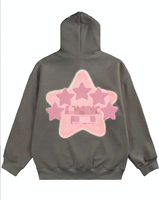 Sweat à capuche oversize personnalisé Momen Luxury 430G Tie-dye 100% coton respirant avec poche et capuche courte pour l'hiver
