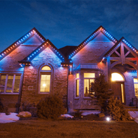 Lumière de vacances permanente rgb rgbw UCS512C4 IC led pixel point maison intelligente lumière de noël extérieure