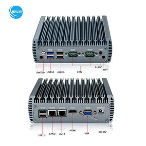 Nuovo PC Industriale Fanless Intel con SSD <span class=keywords><strong>DDR3</strong></span> da 4GB, Montaggio a Parete/Integrato, Mini Box Nano in Lega di Alluminio da 64GB M.<span class=keywords><strong>2</strong></span> per Monitor Aziendali - Product Image 2