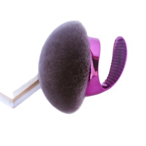 Purple Kabuki Powder Brush for Beautiful Face and Body Makeup for Foundation and Contour Styling - Product Image 3