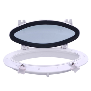 Marine Thuyền Du Thuyền RV Hình Bầu Dục Porthole ABS Nhựa Oval Hatches Port Lights Thay Thế Cửa Sổ Cảng Lỗ Mở Portl - Product Image 4