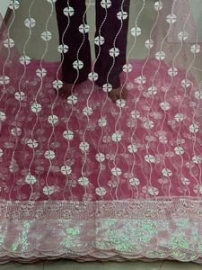 Trajes de Chaqueta de algodón de alta calidad con tela de tul bordado de secuencia de arcoíris bodas precio al por mayor ropa de calidad de exportación - Product Image 5