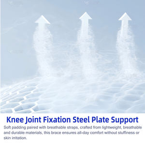 Inmovilizador de Rodilla Confortable con Placa de Acero para Estabilidad Articular y Fractura de Menisco, Soporte Ortopédico para Miembro Inferior - Product Image 6