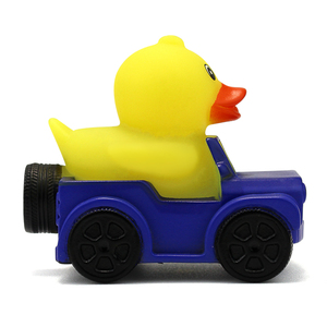 Cadeau de Noël - <span class=keywords><strong>Jouet</strong></span> de bain canard en caoutchouc qui couine avec son, pour <span class=keywords><strong>la</strong></span> salle de bain, motif <span class=keywords><strong>voiture</strong></span> bleue, <span class=keywords><strong>jouet</strong></span> pour enfants - Product Image 5