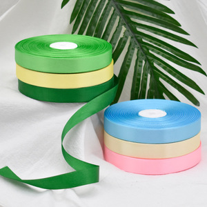 Rollos <span class=keywords><strong>de</strong></span> Cinta <span class=keywords><strong>de</strong></span> Satén Hanfan Grandes <span class=keywords><strong>de</strong></span> 2CM, <span class=keywords><strong>de</strong></span> una Sola Cara, Hechos a Mano, con Logotipo Personalizado, para Decoración <span class=keywords><strong>de</strong></span> Pasteles y Flores, Cintas para Atar al por Mayor - Product Image 2