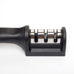 Aiguiseur de couteaux manuel multifonctionnel à 3 étapes, type rapide, en acier, pour accessoires et outils de cuisine (vente en gros) - Product Image 6