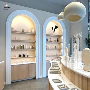 Tùy chỉnh đồ trang sức hiển thị tủ kính sang trọng giới thiệu cho cao cấp bán lẻ đồ trang sức cửa hàng nội thất đồ trang sức cửa hàng thiết kế truy cập - Product Image 1