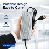 Chargeur de batterie au lithium universel 4S 14,6V 10A pour pack de batteries LiFePO4 12,8V, outils électriques d'extérieur