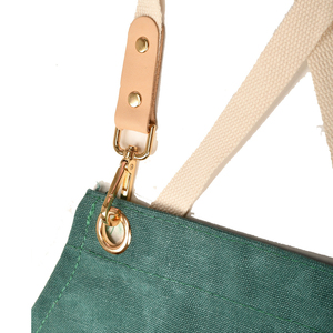 Hội thảo không thấm nước chéo trở lại Dây đeo được bôi sáp lên vải Tạp dề cho barista nhà bếp Nhà hàng gỗ làm việc cắt tóc cafe dày tạp dề - Product Image 3