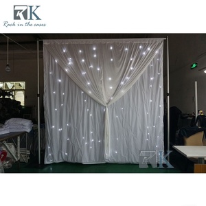 Fashionable Drape Kit with LED Starry Night Drape and Aluminum Pipe - Product Image 1