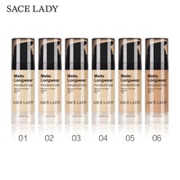 Palette de fond de teint professionnelle la plus populaire Fond de teint liquide longue durée et léger 15ml