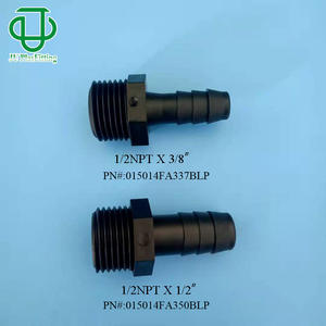 Conector de Manguera Roscado Macho de Plástico PP de 1/2 NPT a 3/4 Pulgadas para Tuberías de Fluidos - Product Image 5