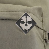Épinglette gothique en émail en forme de crâne fendu et de diamant pour veste, sac à dos et tenue décontractée, accessoire de mode et de décoration