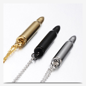 Afneembare holle kogelhanger ketting, graveerbaar, roestvrij staal, veteran souvenir ketting met aangepast logo - Product Image 3