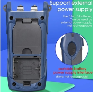 HONDAO - Mètre de puissance optique portable 1310/1490/1550nm -70~+6dBm - Connecteurs FC/SC/ST - FTTX/ONT/OLT - Garantie 1 an - Utilisation technique - Product Image 5