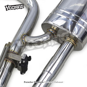 Système d'échappement Valvetronic en acier inoxydable pour PORSCHE Cayenne 957 3.6 4.8, tuyau d'échappement d'usine - Product Image 3