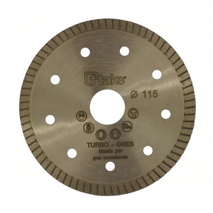Disco de Diamante Ttake de 115 mm Turbo Gres para Corte de Azulejos de Porcelana - Product Image 2