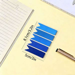 <b>Cute</b> 100sheets Flag-Shaped Sticky Note Tabs Assorted Colors Removable Adhesive Page Markers <b>Notebook</b> Office School Organization - Product Image 2