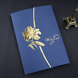 Factory Wholesale Custom Luxury Gold Foil 3d Wedding Invitation <strong>Card</strong> and Happy Birthday <strong>Greeting</strong> <strong>Cards</strong> with Envelope - Product Image 6