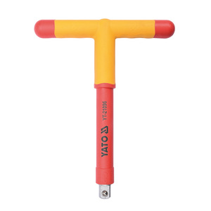Llave de Tubo Aislada con Mango en T Yato, Accionamiento de 3/8 Pulgadas, Cuadrado de 1/2 Pulgada, Acero al Cromo Vanadio de Grado Industrial YT-21095 - Product Image 1