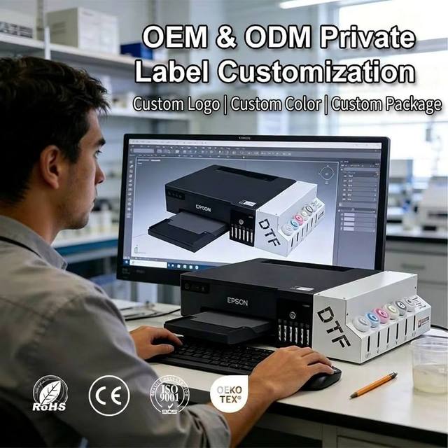 OEM ODM A4 DTF Printer 2026 Hot Selling Wholesale CE Certified Mini T-shirt Printing Machine for Home Small Business
