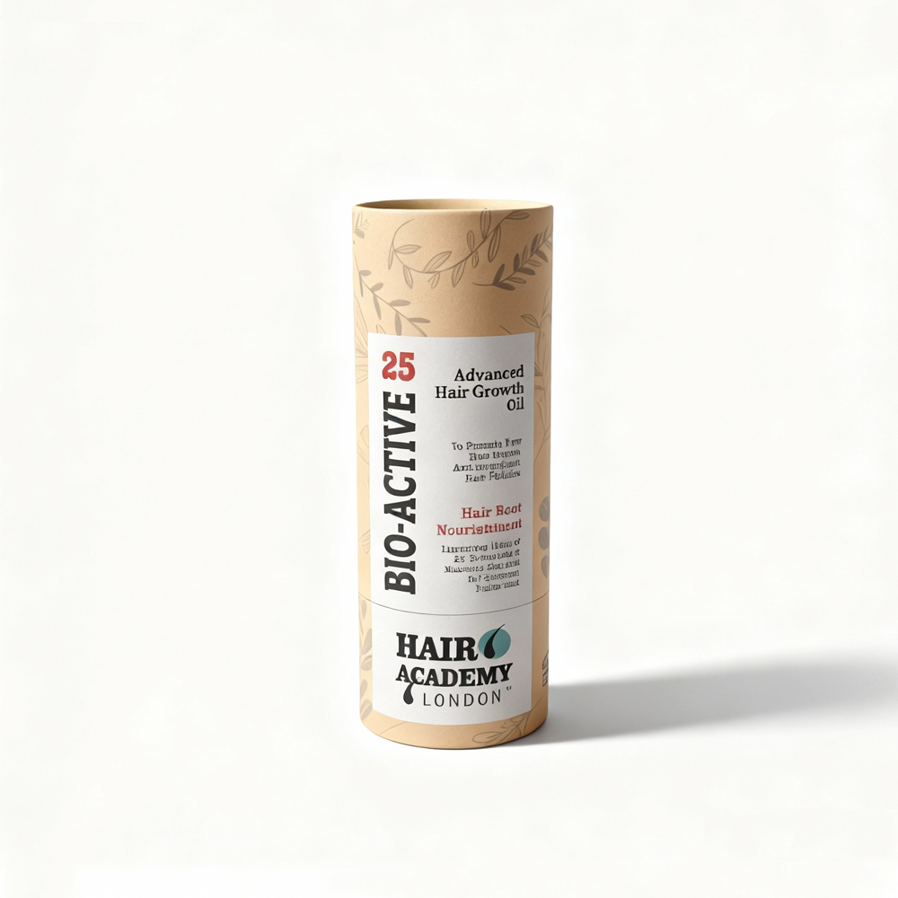 Biodegradable Custom LogoKraft Paper Tube for Hair Oil Cosmetics Gift Packaging Paper Tube