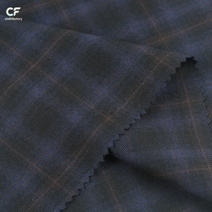 Nouvelle collection Printemps-Été : Tissu de costume TR coloré à carreaux, extensible, pour tenues décontractées et professionnelles pour hommes - Vente en gros - Product Image 3