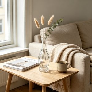 <span class=keywords><strong>Vaso</strong></span> in Vetro Scanalato a Forma di Oliva in Stile Nordico <span class=keywords><strong>per</strong></span> Decorazioni Matrimoniali e da Tavola con Spedizione Rapida Direttamente dalla Fabbrica - Product Image 4