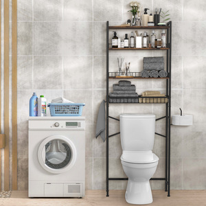 Estante de Almacenamiento para Inodoro de Diseño Moderno y Ecológico, de 4 Niveles Ajustables, Organizador de Baño, Ahorrador de Espacio - Product Image 4